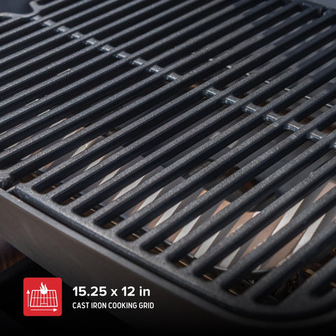 Nexgrill 304-grade main burner allows precise flame control for even cooking