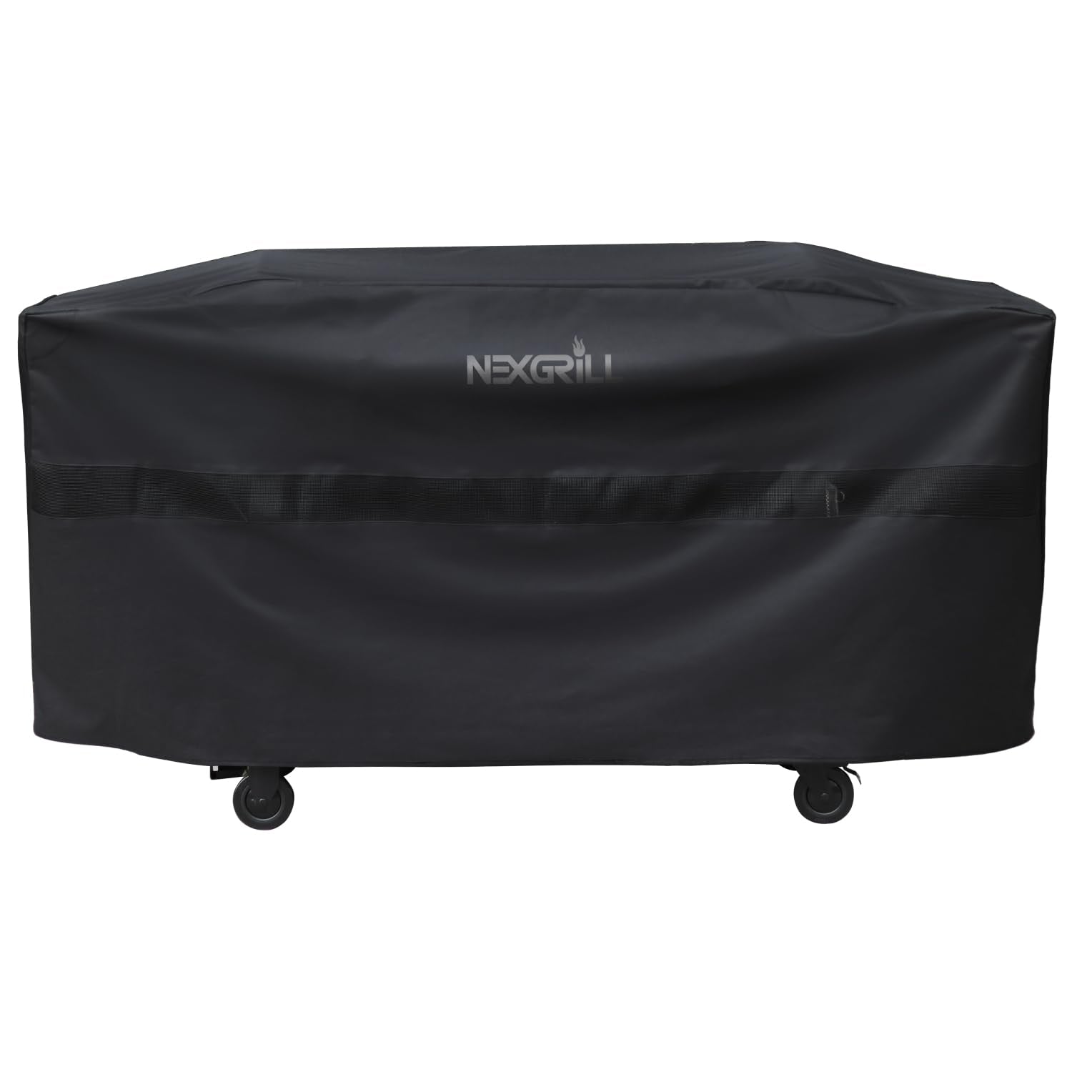 Nexgrill 64-Inch Griddle Cover front view showing rugged weatherproof shell