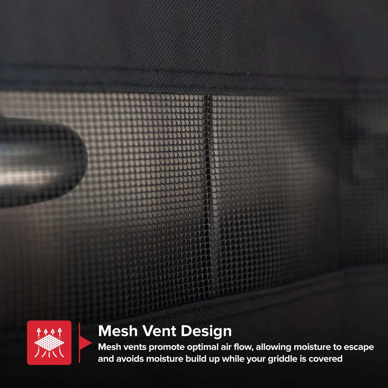 Nexgrill 64-Inch Griddle Cover on a grill demonstrating all-season protection