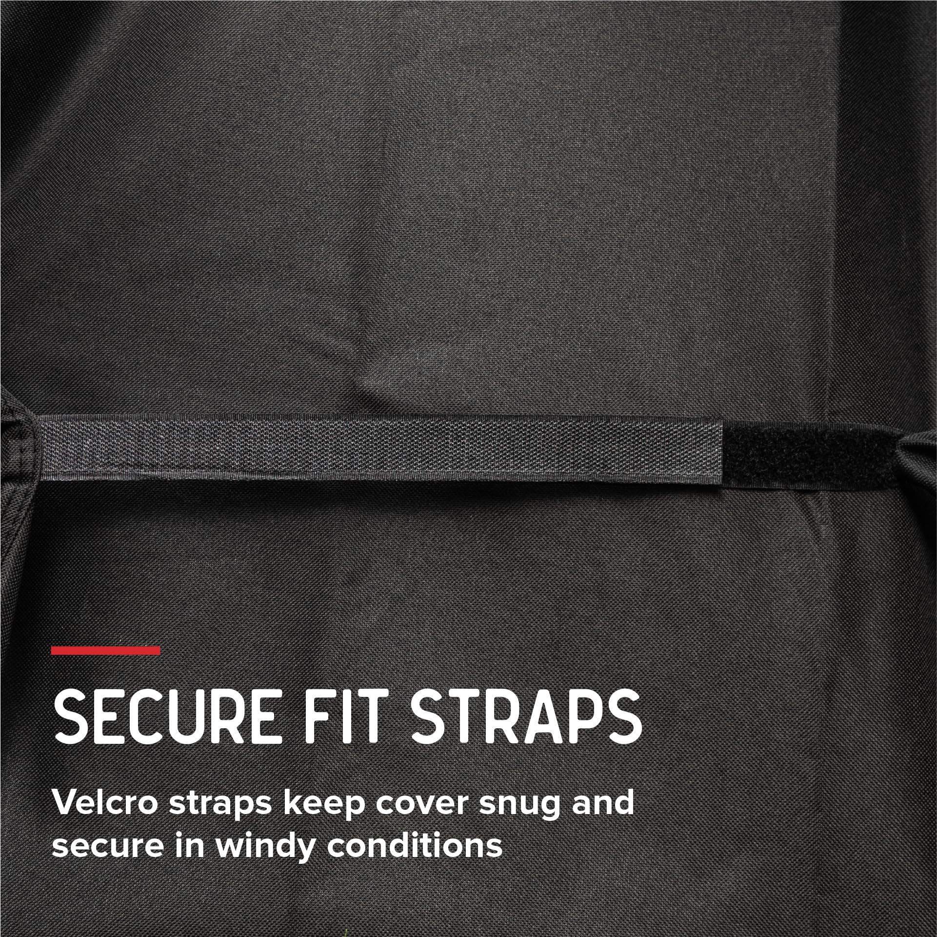 Nexgrill vented mesh design cover reduces moisture buildup while guarding against dust.