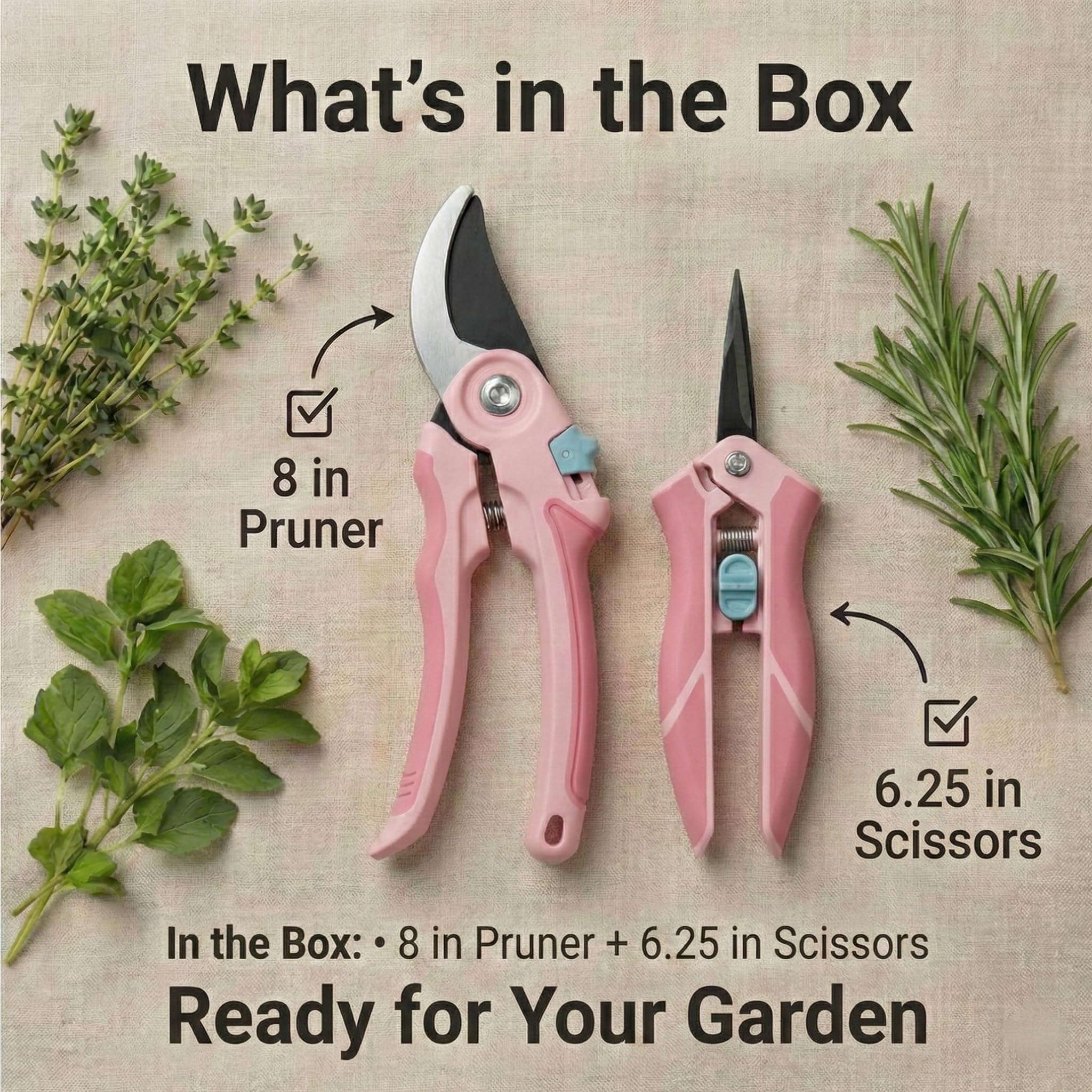 NEXON ergonomic non-slip handles reducing fatigue during long pruning sessions.