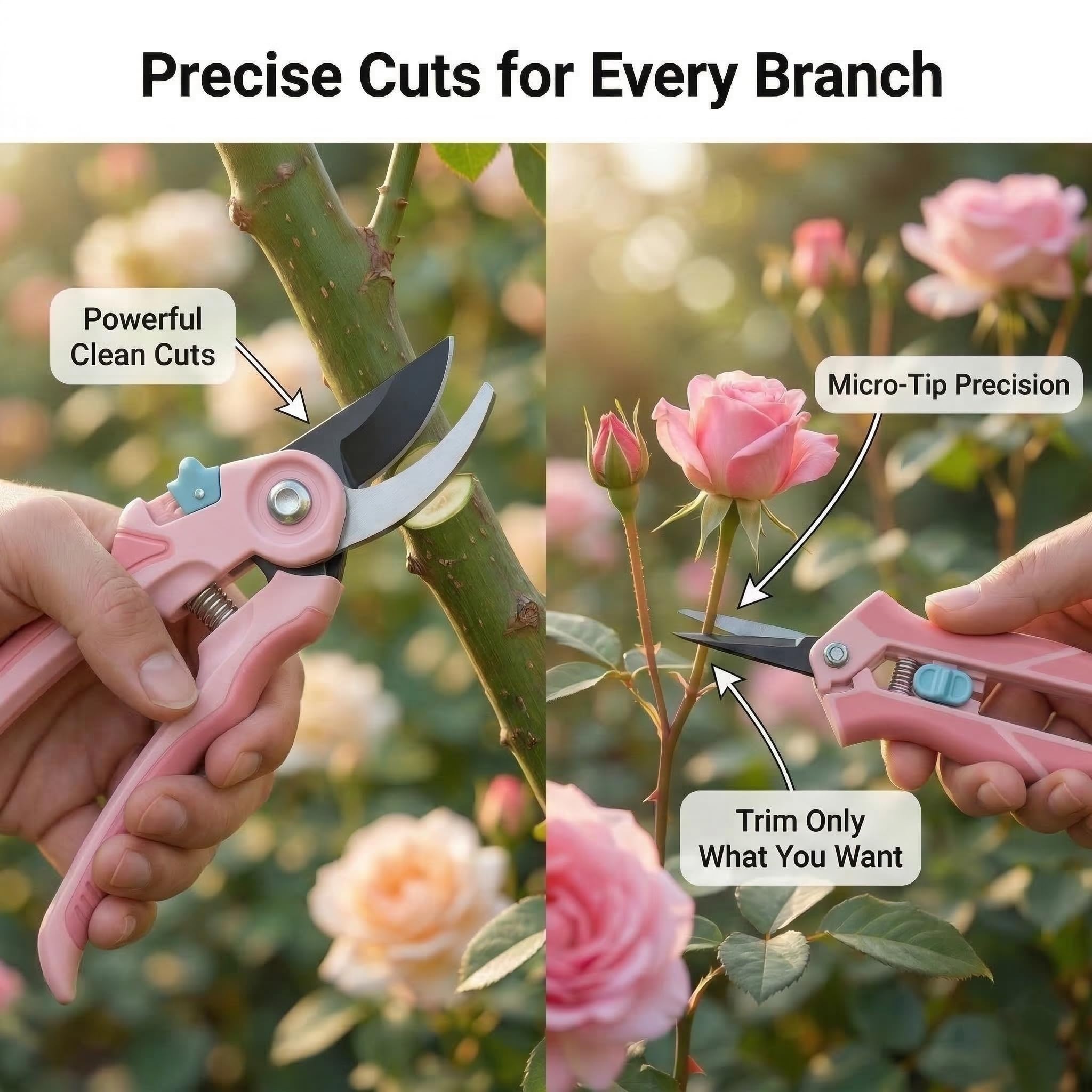 NEXON 6.25-inch precision scissors for precise trimming of flowers.
