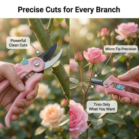 NEXON 6.25-inch precision scissors for precise trimming of flowers.
