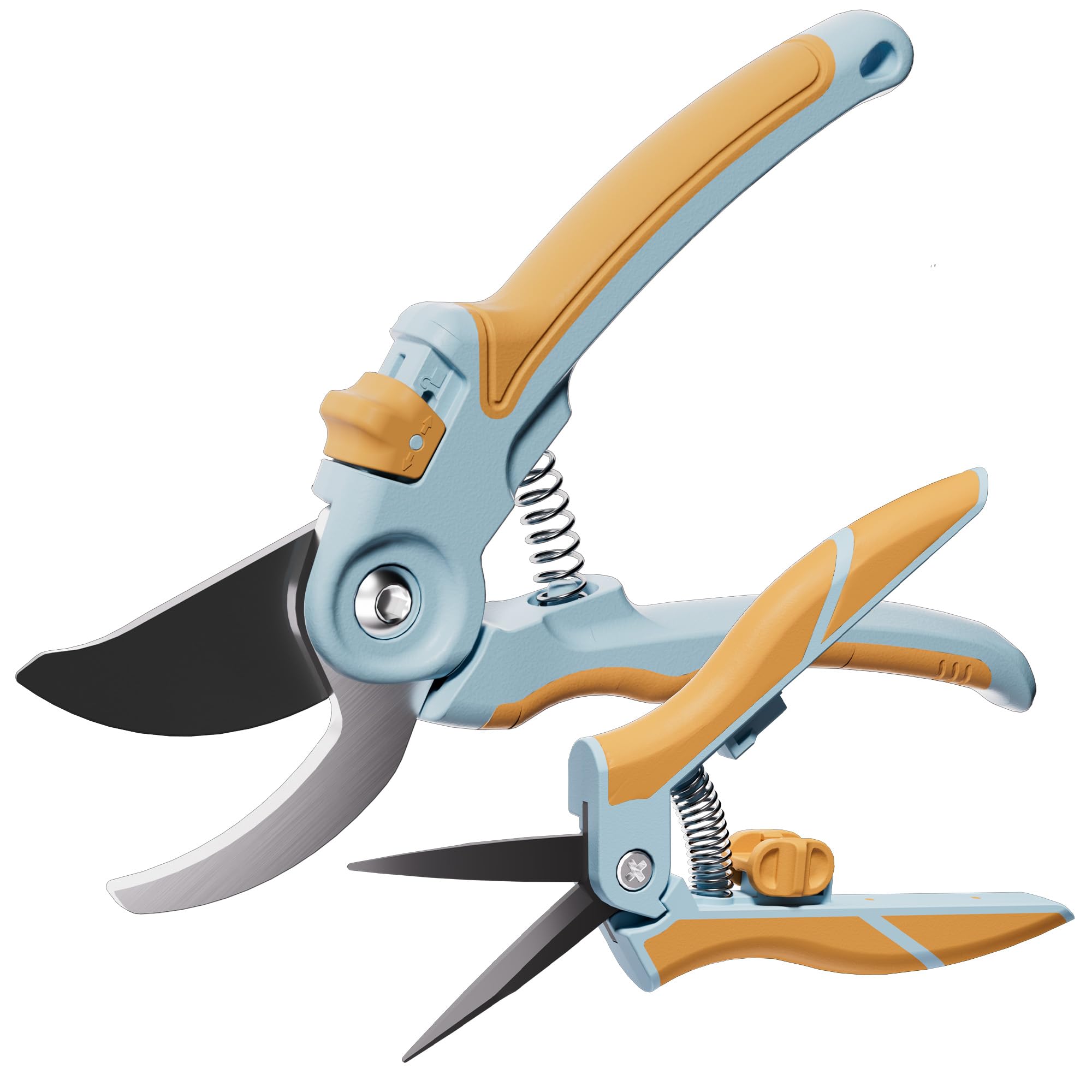 NEXON 8-inch bypass pruner delivers clean cuts on thick stems