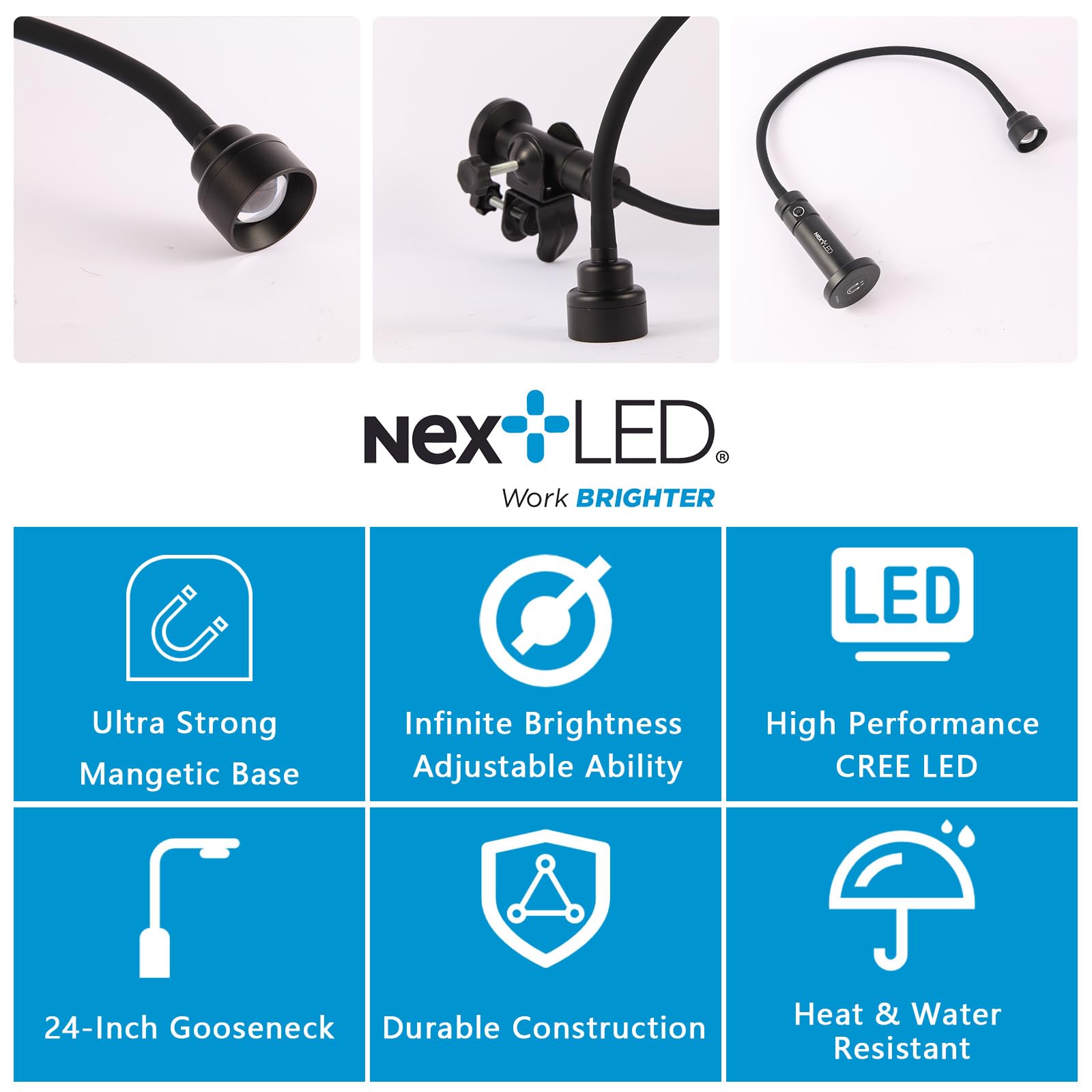 NextLED NT-7728 adjustable brightness helps tailor illumination for cooking.
