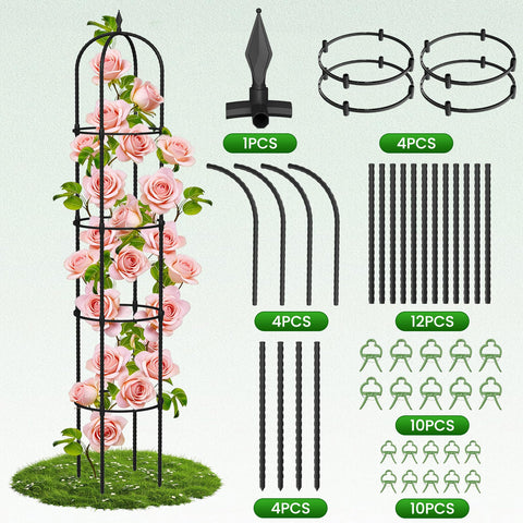 Nexum 4-tier adjustable design supports vines at varying heights.