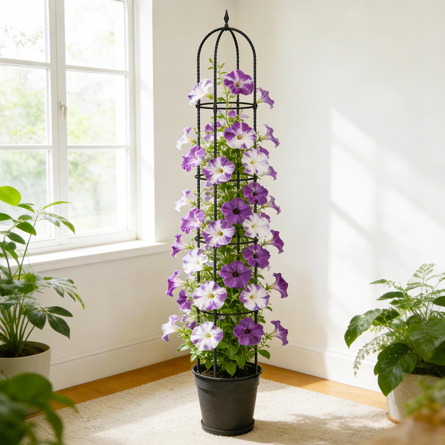 Outdoor-ready Nexum trellis for gardens, patios, or balconies.