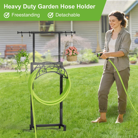 NEYCIL curved bracket design prevents ground contact and hose kinks.