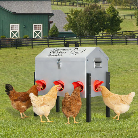 NEYCIL weatherproof galvanized feeder resists outdoor wear
