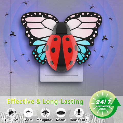 Neyiok fly trap UV light attracts fruit flies for easier capture.