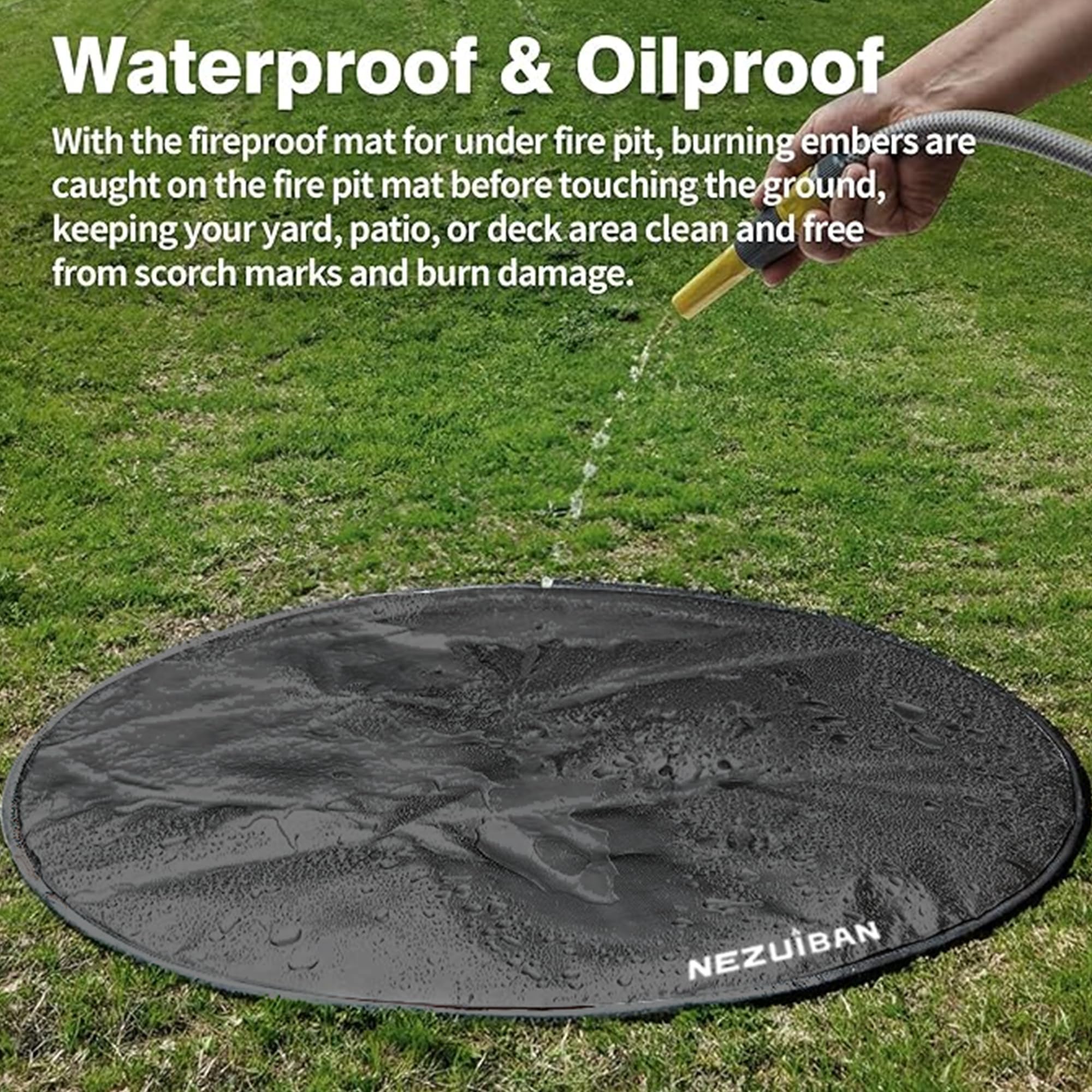 NEZUIBAN mat demonstrates heat resistance up to 2000°F