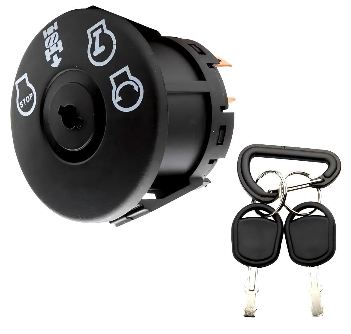 NFSpeeding 532193350 ignition switch front view with 4-position design for easy mower start