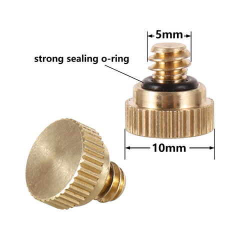 NFAMRZCAR misting plugs with 10/24 threads show a tight seal
