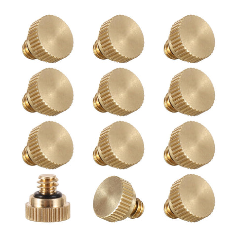 NFAMRZCAR brass misting nozzle plug set of 12 ready for outdoor cooling