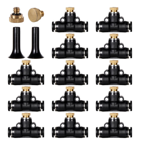 NFAMRZCAR brass misting nozzles 12-pack for outdoor cooling