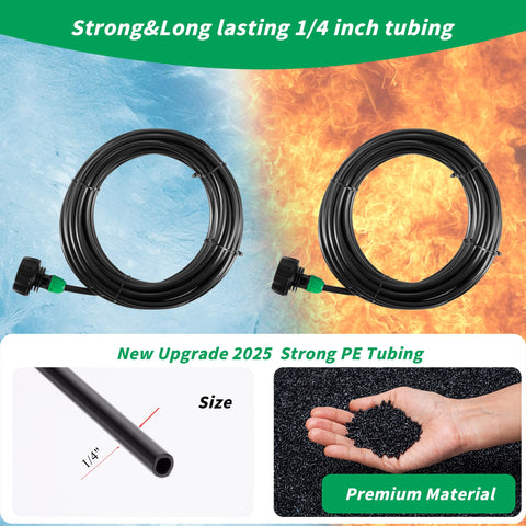 NFAMRZCAR brass misting nozzle delivers rust resistant cooling spray