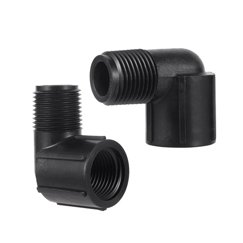 NFAMRZCAR elbow connector black plastic enables durable garden irrigation setup