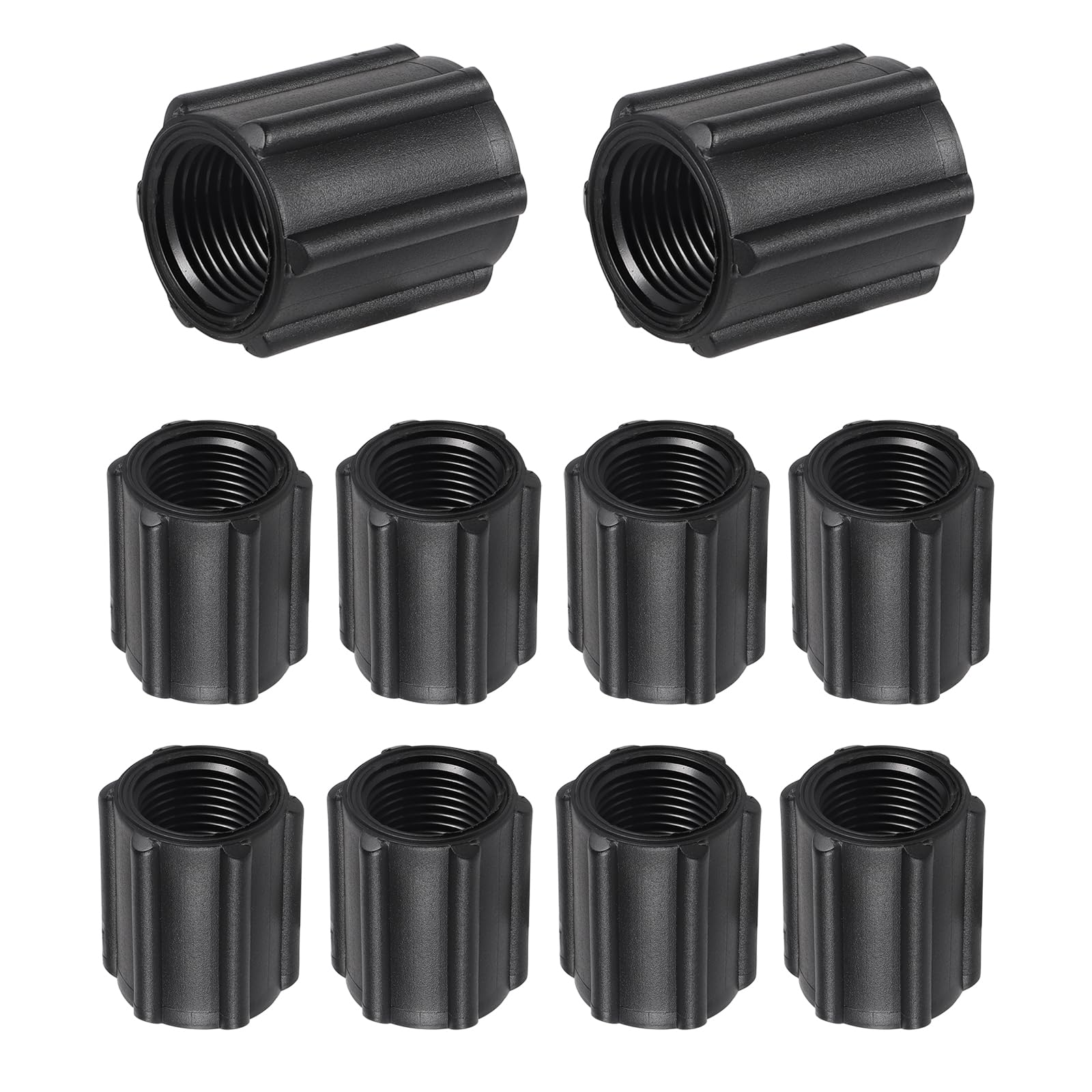 NFAMRZCAR half-inch double female thread coupling for extending sprinkler reach.
