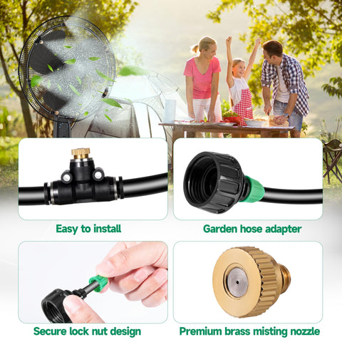 NFAMRZCAR hose adapter compatible with standard garden hoses