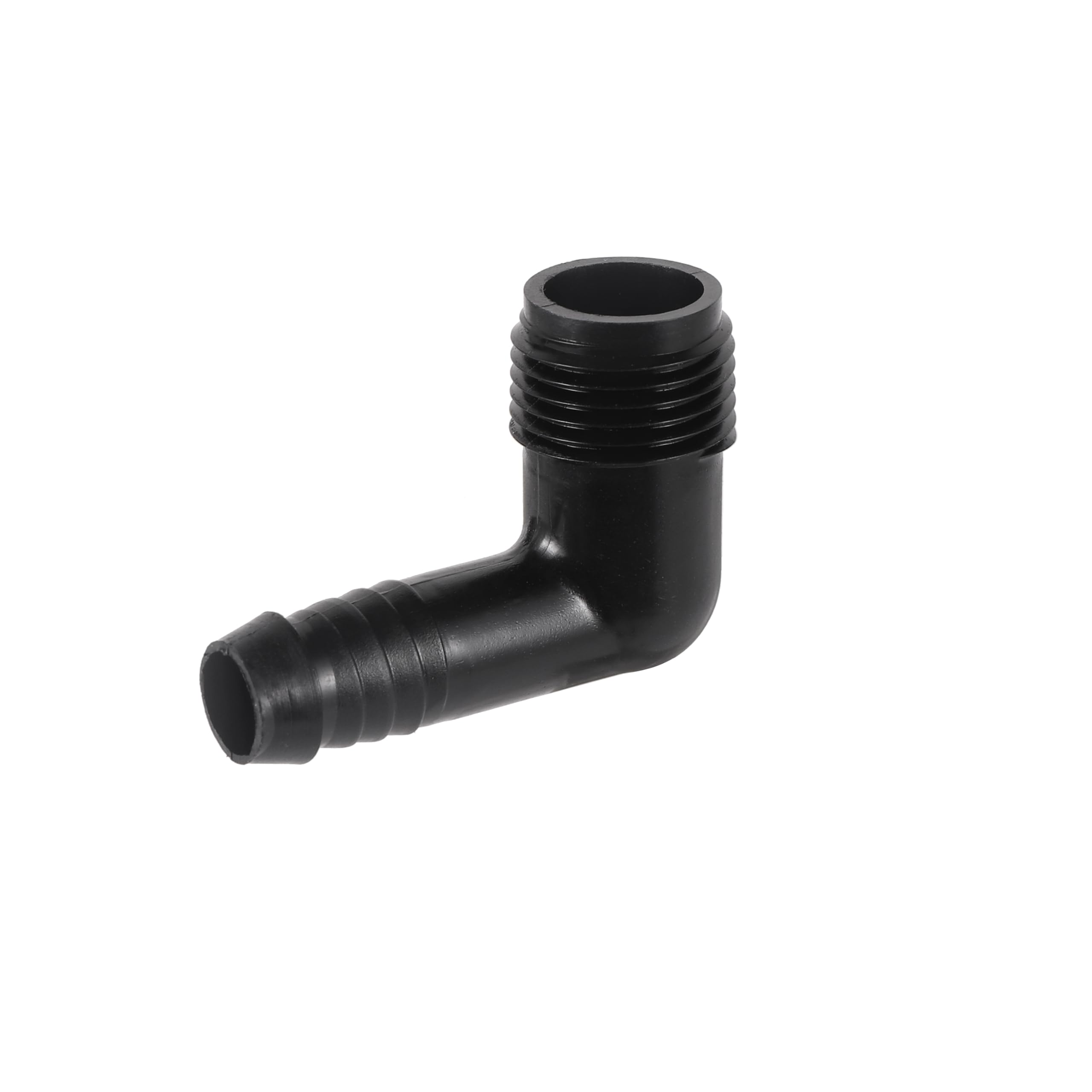 90-degree elbow reduces routing hassles around garden obstacles