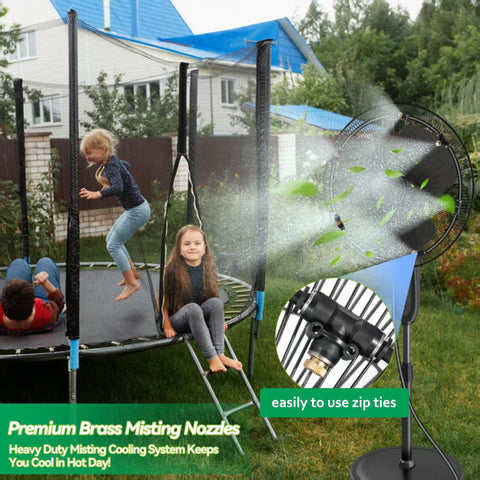 NFAMRZCAR misting system installation guide and components visual
