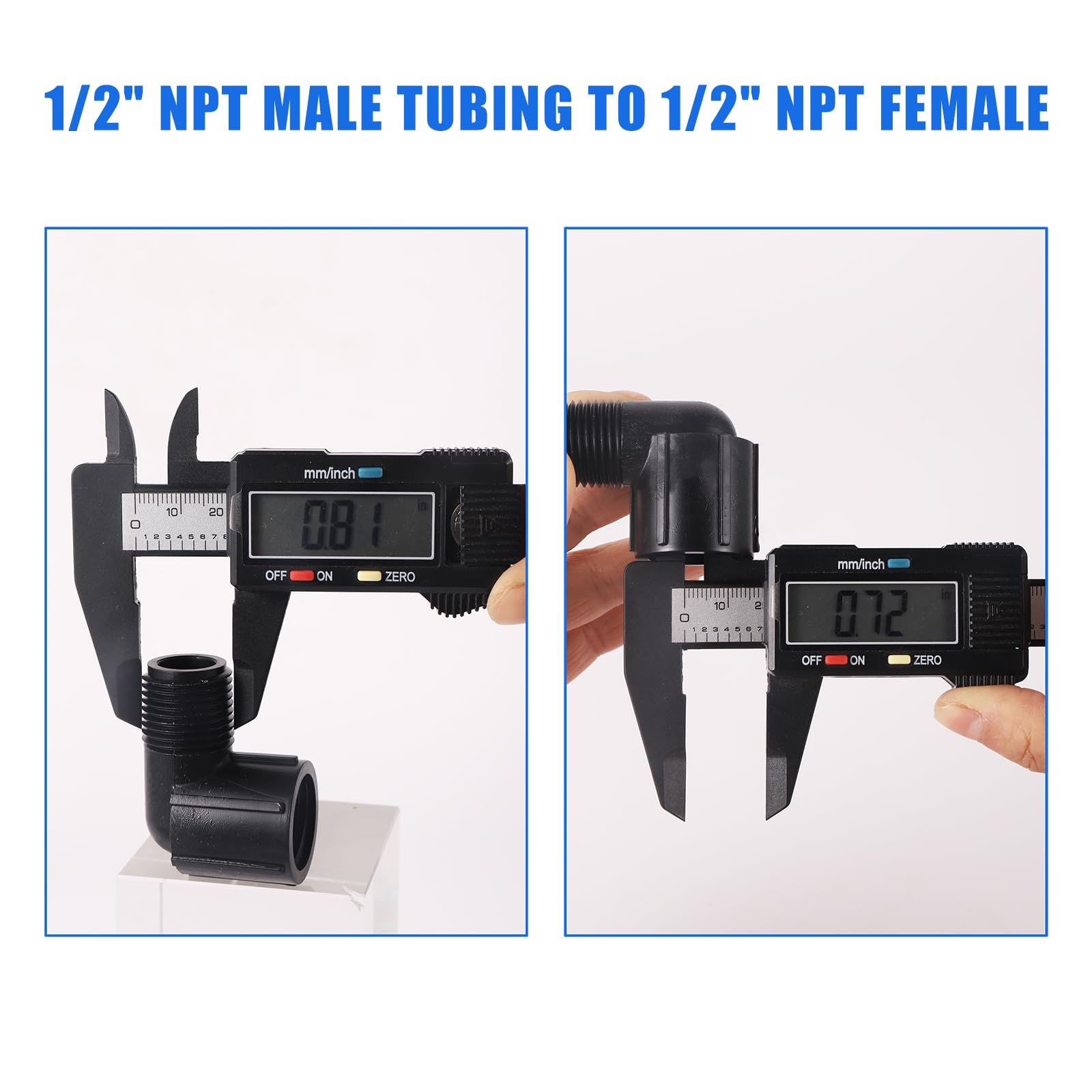 NFAMRZCAR NPT pipe fitting half inch female to male helps leak-free connections