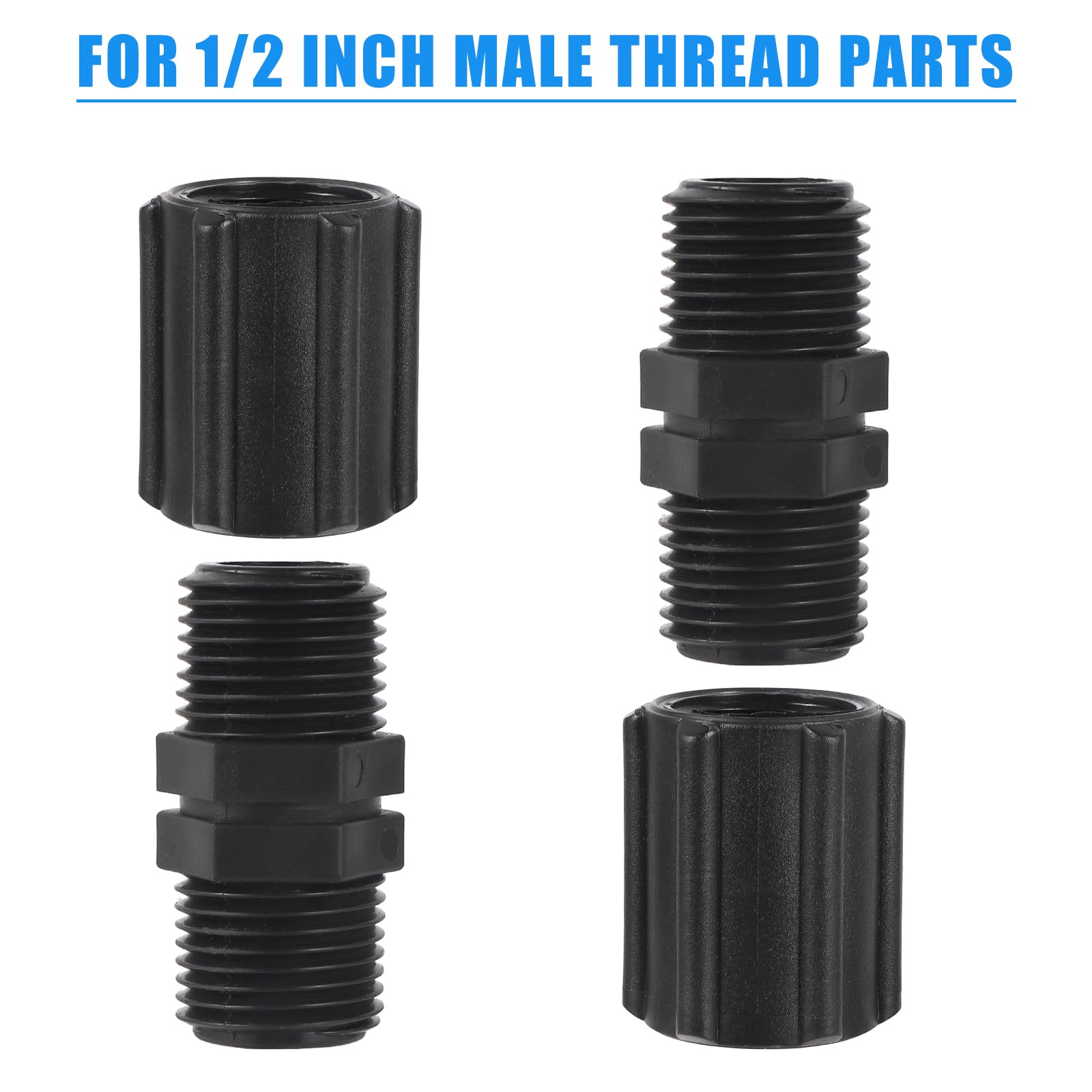 NFAMRZCAR plastic thread connector resists temperature changes.