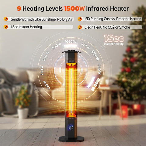 Nfccra remote control for convenient, silent temperature adjustments.
