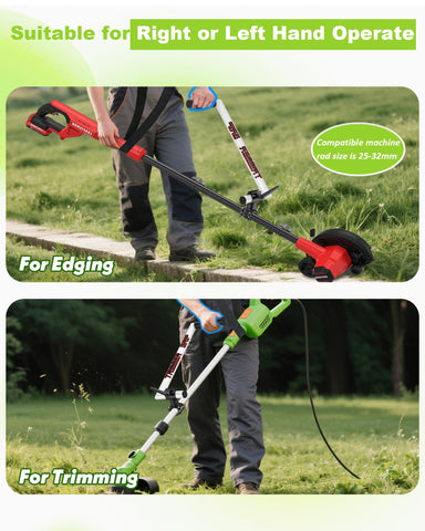 Durable trimmer gloves paired with NFie handle improve grip and control