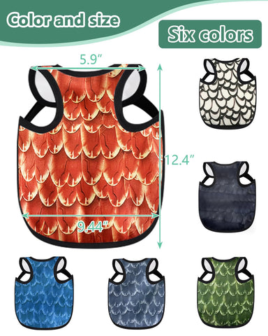 NHWNHW chicken saddle adjustable elastic straps secure comfortable wear.
