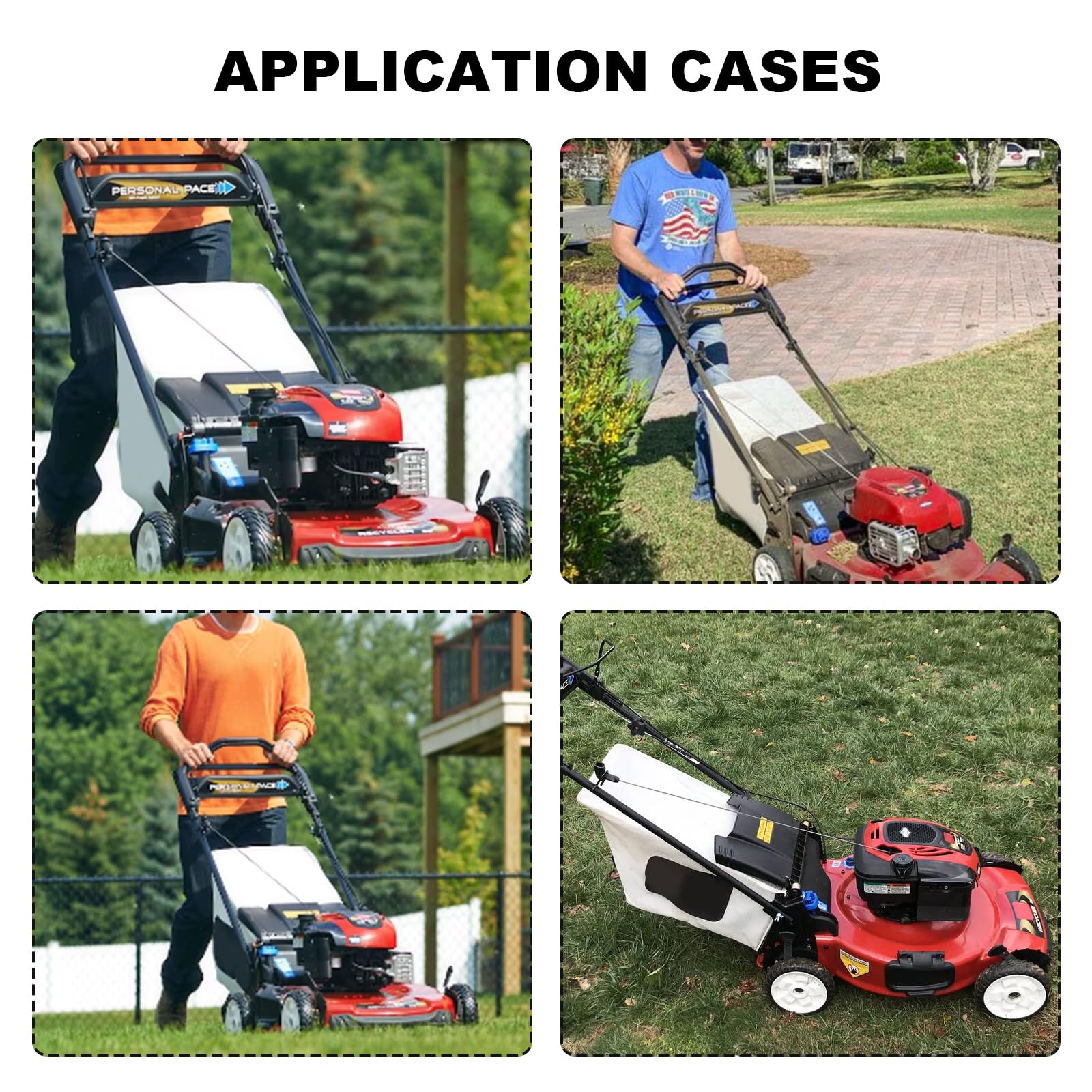 Niahm bag for 20334–20374 keeps grass collection organized on the go.