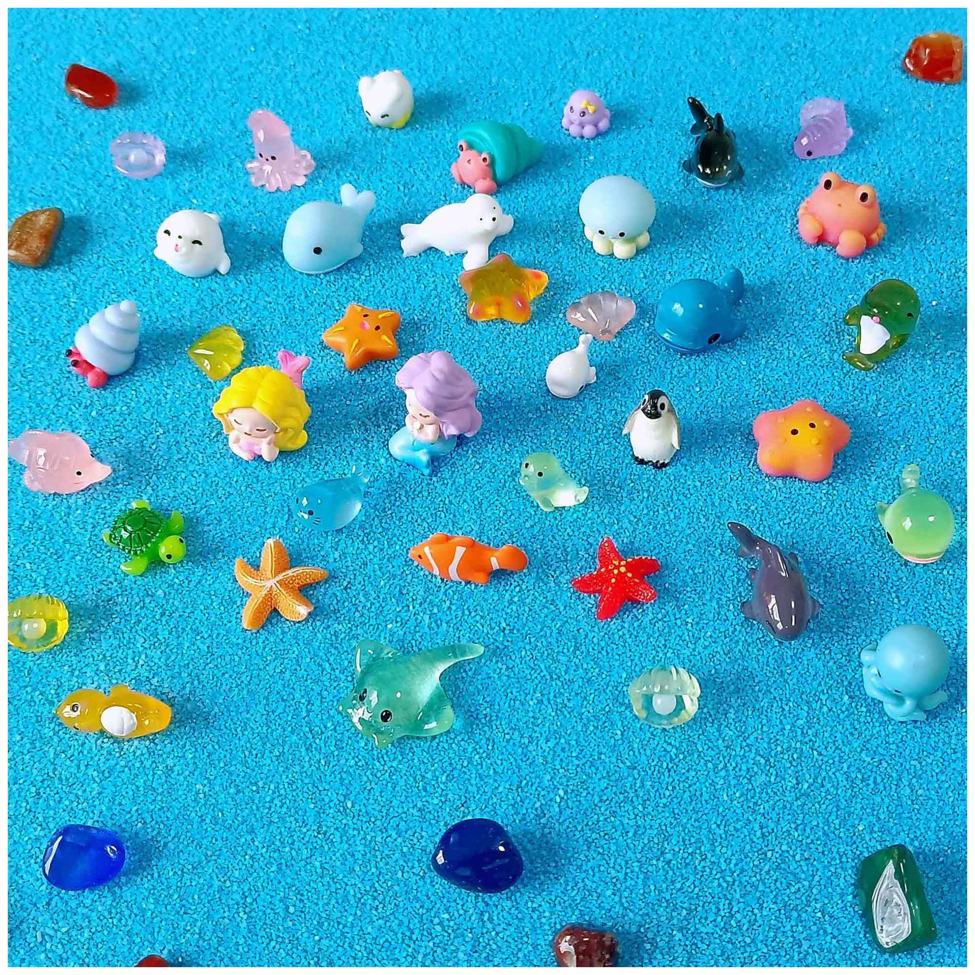 NIBERDA ocean mini resin dolphins for fairy gardens and micro aquariums