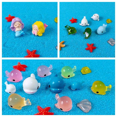 NIBERDA seahorses tiny resin figures inspire playful seaside dioramas
