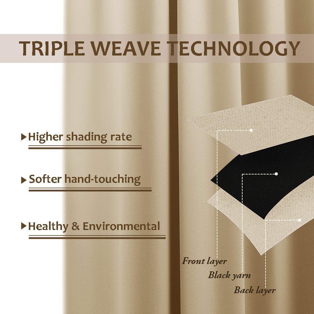 NICETOWN curtains are machine washable for easy care
