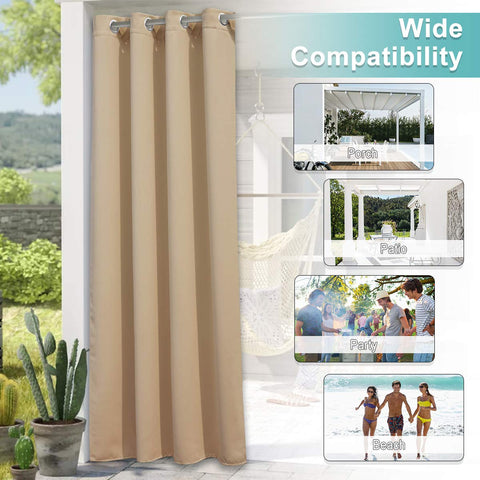 NICETOWN indoor shower divider use demonstrates flexible room separation.