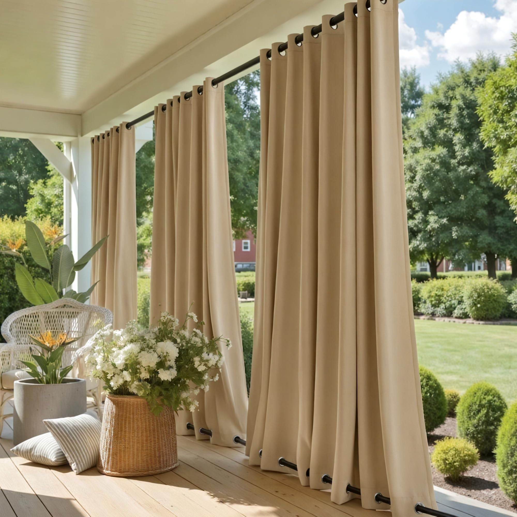 NICETOWN waterproof triple-weave fabric demonstrates durability in harsh weather