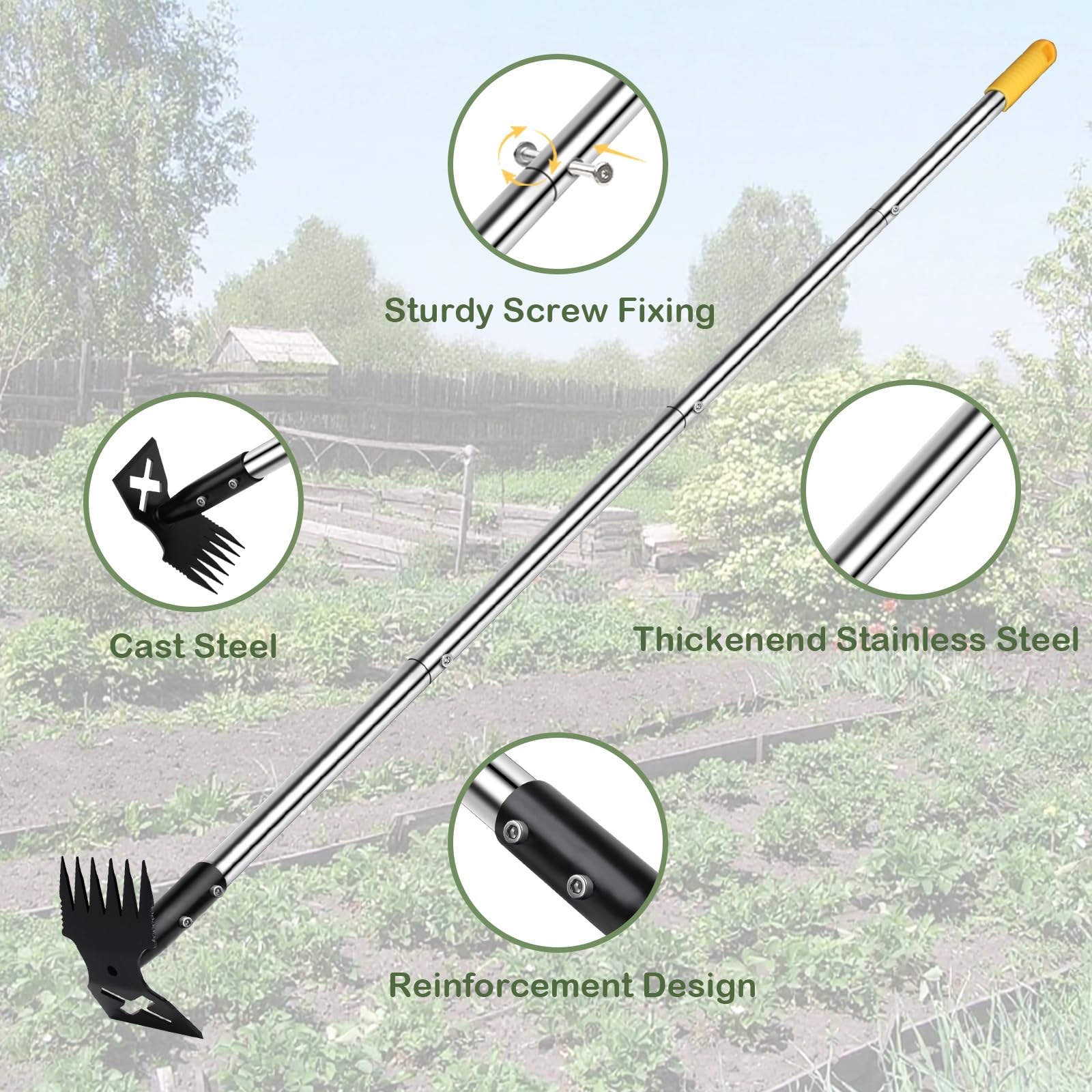 NICOFPHY easy-clean multi-use tool for garden care