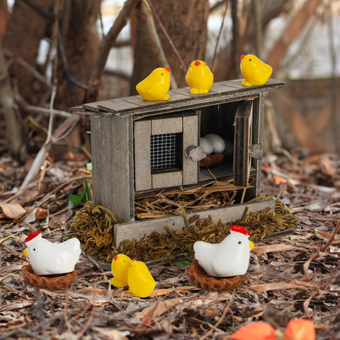 Nicunom fairy garden accessory elevates home decor with farmyard whimsy.