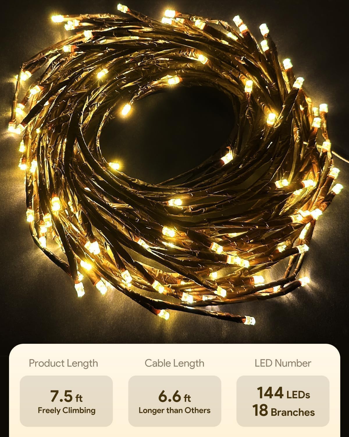 NIDISETPJAS holiday-ready glow for festive, cozy spaces
