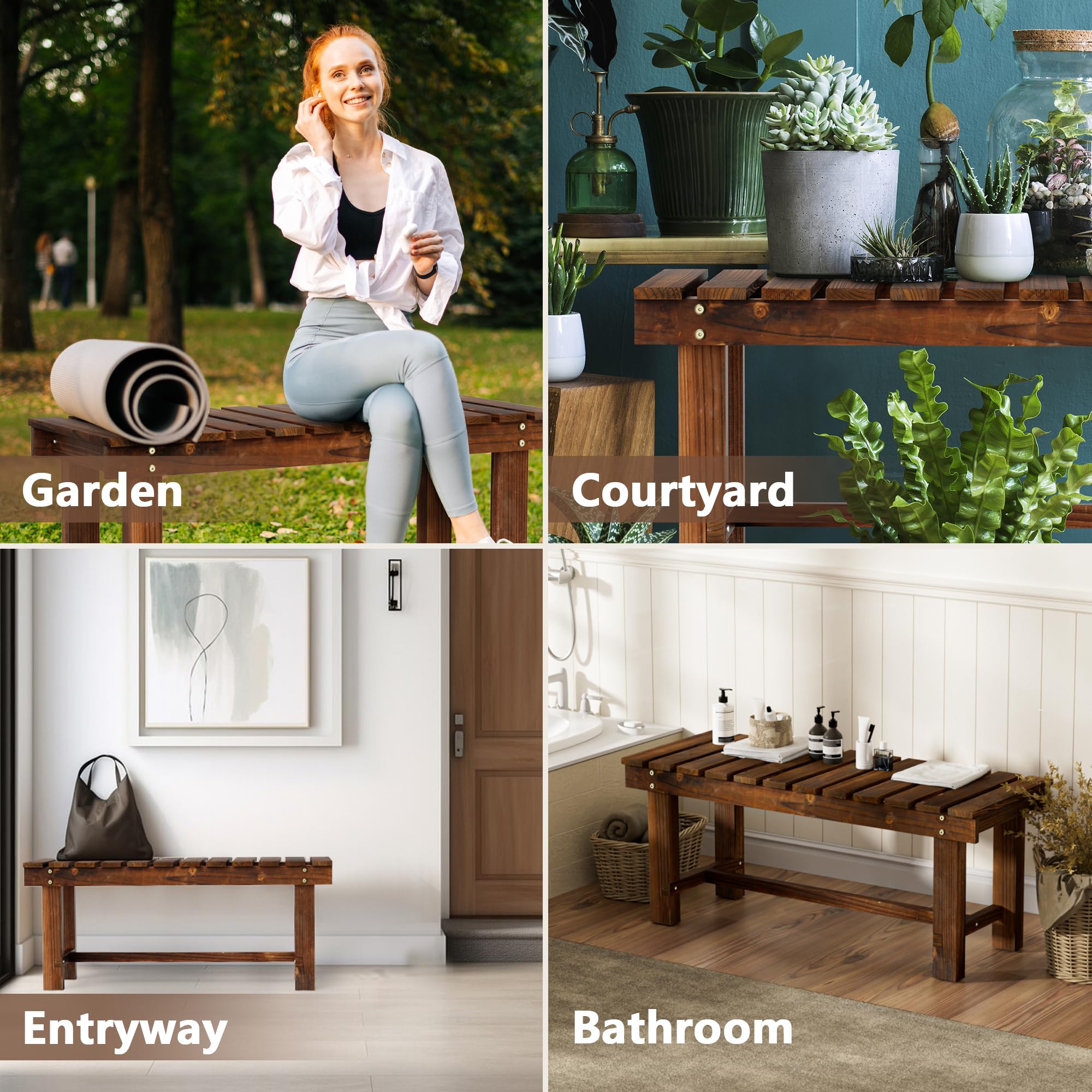 Nidouillet dining-chair style bench adds simple elegance to patios