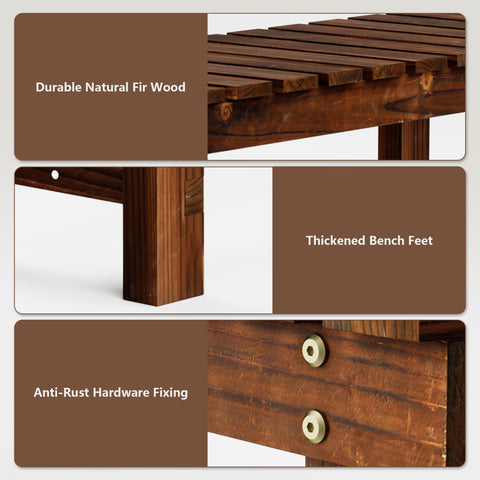 Nidouillet multi-use bench doubles as plant stand or outdoor storage