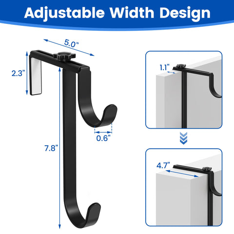 Niffgaff easy-install pool hook on fences around patios keeps gear organized.