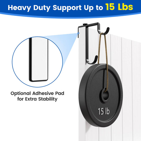 Niffgaff fits standard fences, keeping pool equipment off the ground.