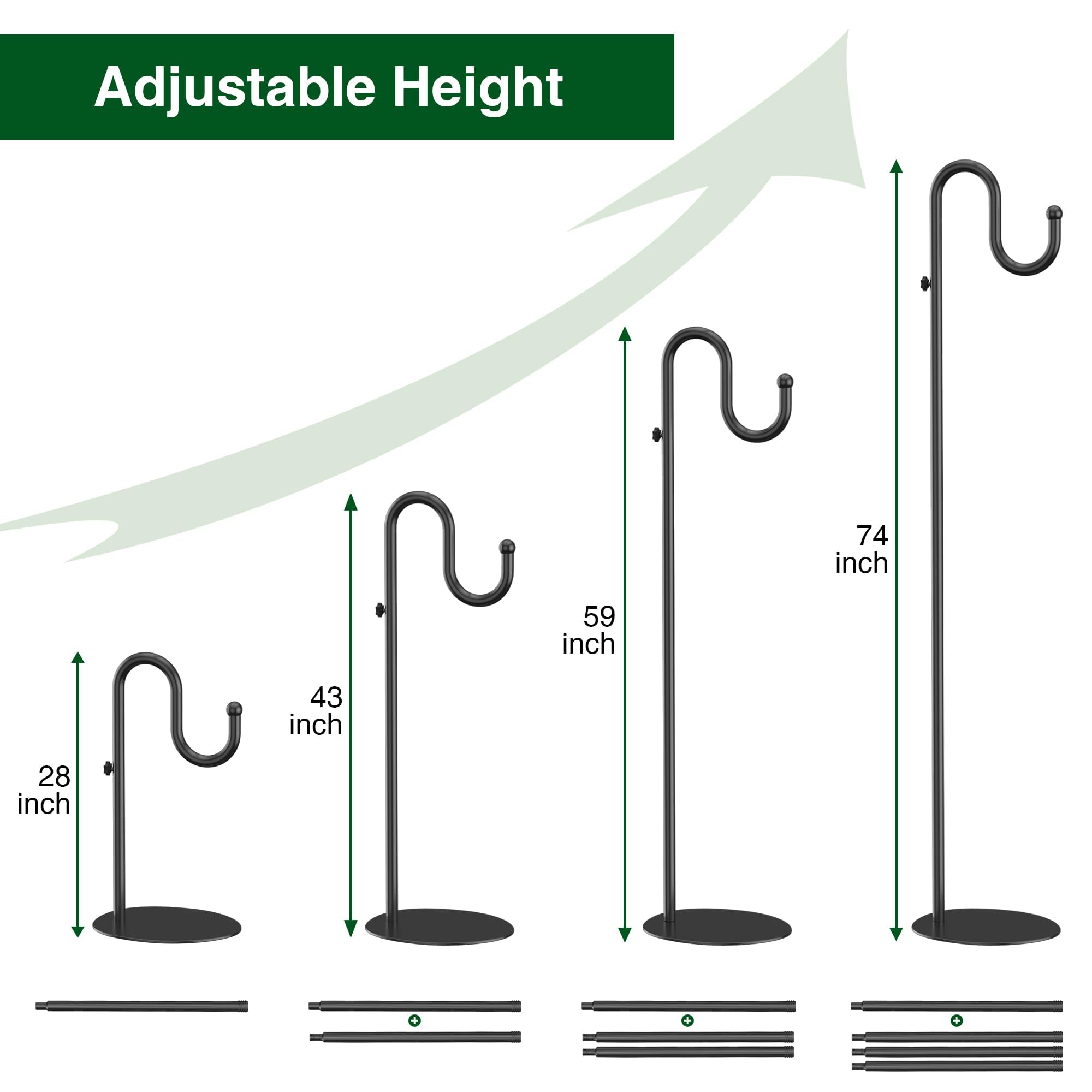 niffgaff versatile stand suits bird feeders, lanterns, and wreaths