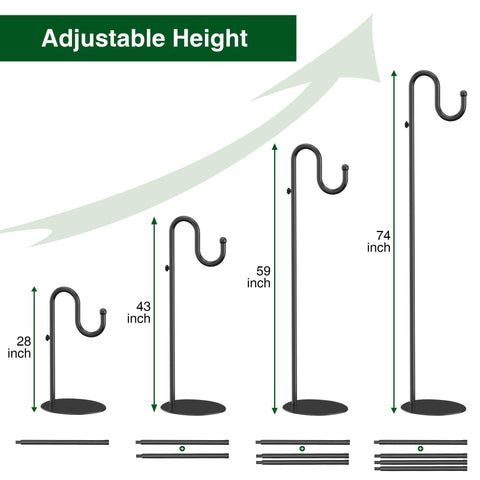 niffgaff versatile stand suits bird feeders, lanterns, and wreaths