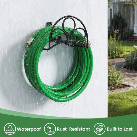 Niffgaff decorative scroll design complements outdoor spaces while organizing essentials.