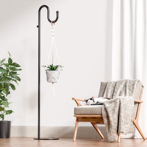 niffgaff wide 9-inch hook gap fits large planters and wind chimes