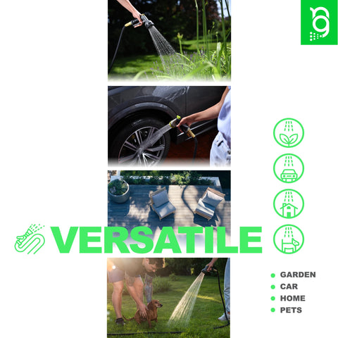 Nifty Grower 50ft hose no leaks for uninterrupted watering