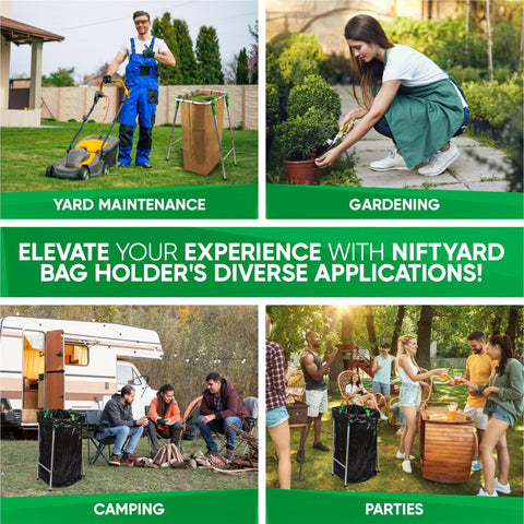 NiftYard no-tools assembly enables quick deployment anywhere outdoors.