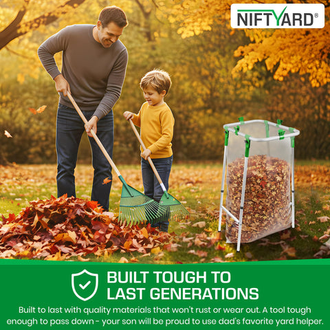 NiftYard ideal for camping, parties, and home cleanup tasks.